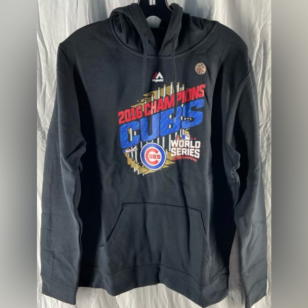 Majestic Chicago Cubs 2016 World Series Champion Hoodie Sweatshirt